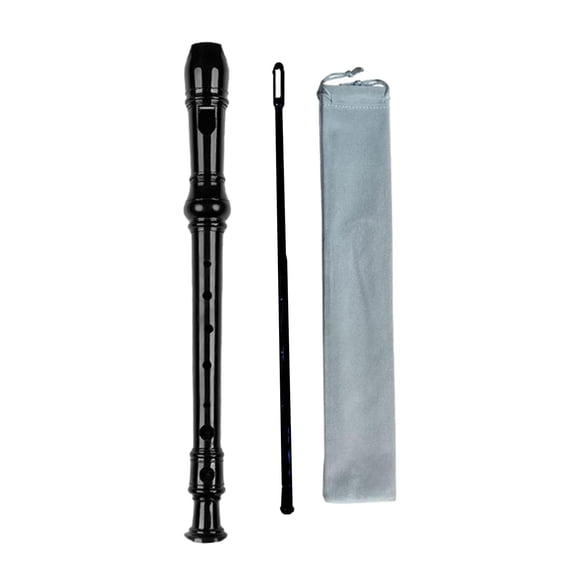 LeeQinersw Soprano Recorder 8 Hole Convenient Easy Instrument Music Recorder Instrument for Black