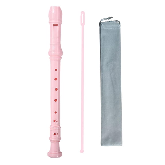 LeeQinersw Soprano Recorder 8 Hole Convenient Easy Instrument Music Recorder Instrument for Pink