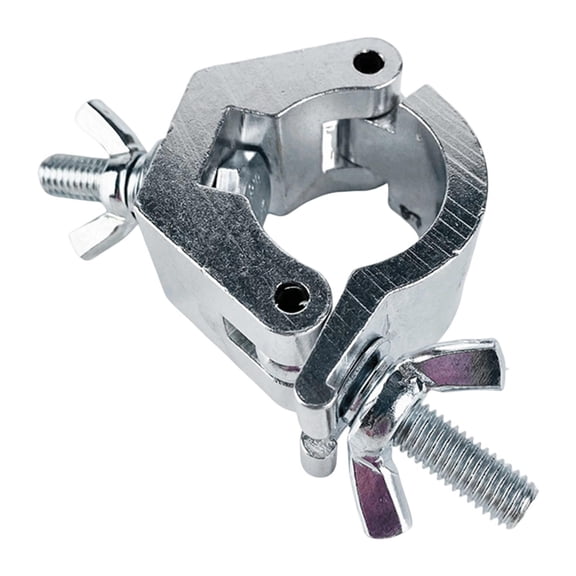 LeeQinersw Stage Light Clamp Premium Easy Installation Stable for Lighting Equipment Silver