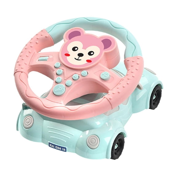 LeeQinersw Steering Wheel Toy Simulation Steering Wheel Car Toy Kids Early Educational Toys Monkey