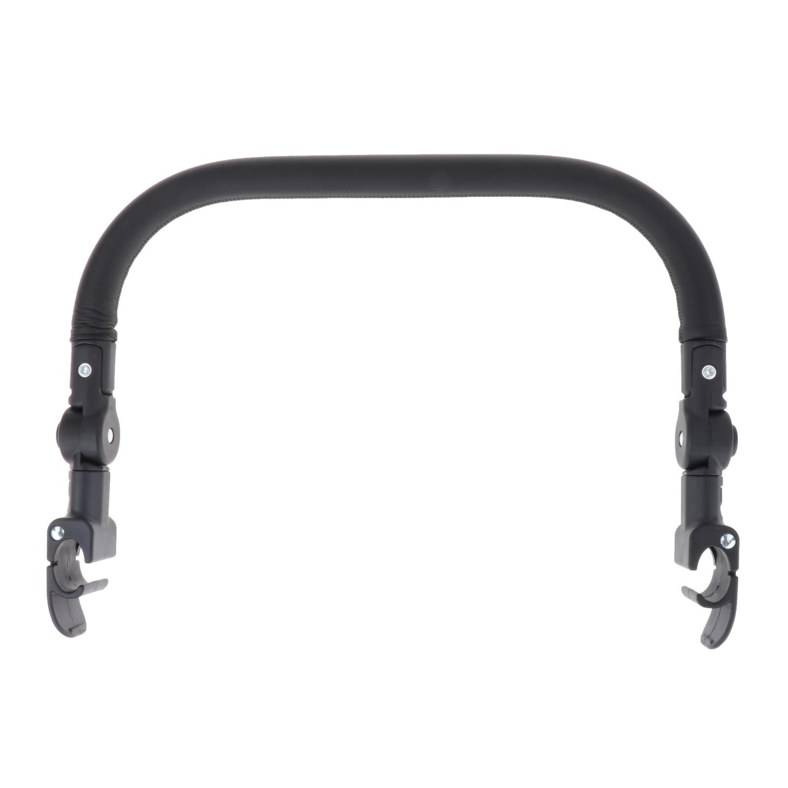 LeeQinersw Stroller Arm Handle Armrest Handlebar Child Pram Grip Adjustable Kids Protective PU Leather