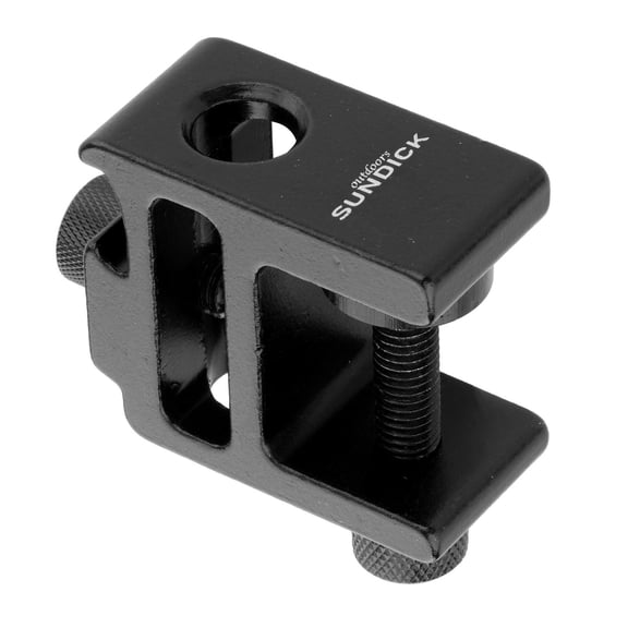 LeeQinersw Tabletop Light Stand Table Clamp ,Aluminum Desk Mount Desktop Holder, Adjustable black