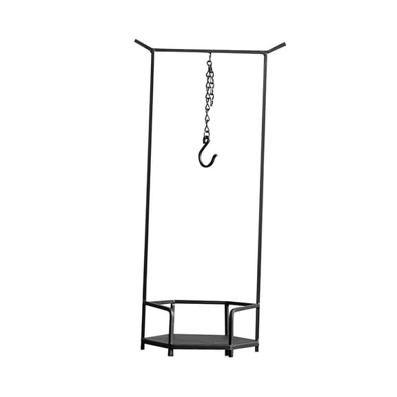 LeeQinersw Tea Kettle Hook Adjustable Height Display Rack Metal Desktop Tea Kettle Stovetop