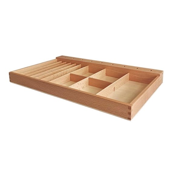 LeeQinersw Teaching Aid Box Montessori Tray Paper Crafts Storage Box Rectangular for Small