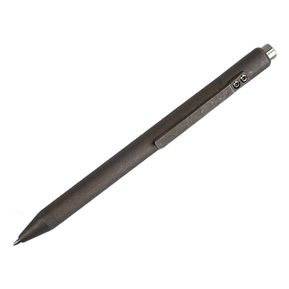 LeeQinersw Titanium Alloy Retractable Ballpoint Pen Blank Ink Executive Ballpoint Pen for C
