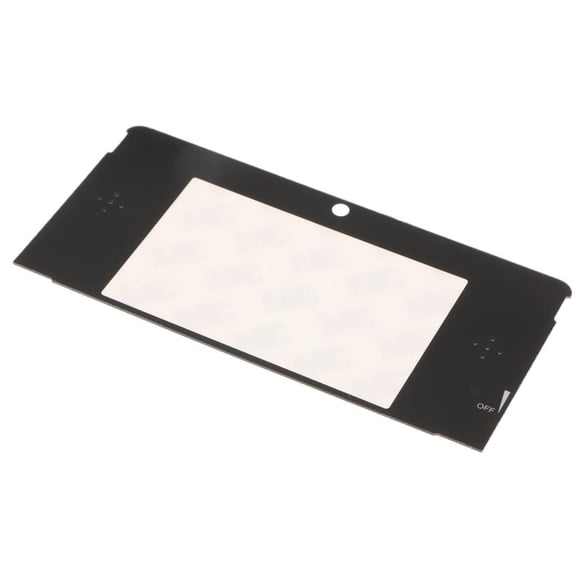 LeeQinersw Top Front LCD Screen Mirror Display Glass Cover Panel for Nintendo 3DS Black