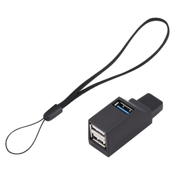 LeeQinersw USB 3.0 Hub Splitter, 3 Port, Compact USB 3.0 Hub Adapter Portable Plug and Play