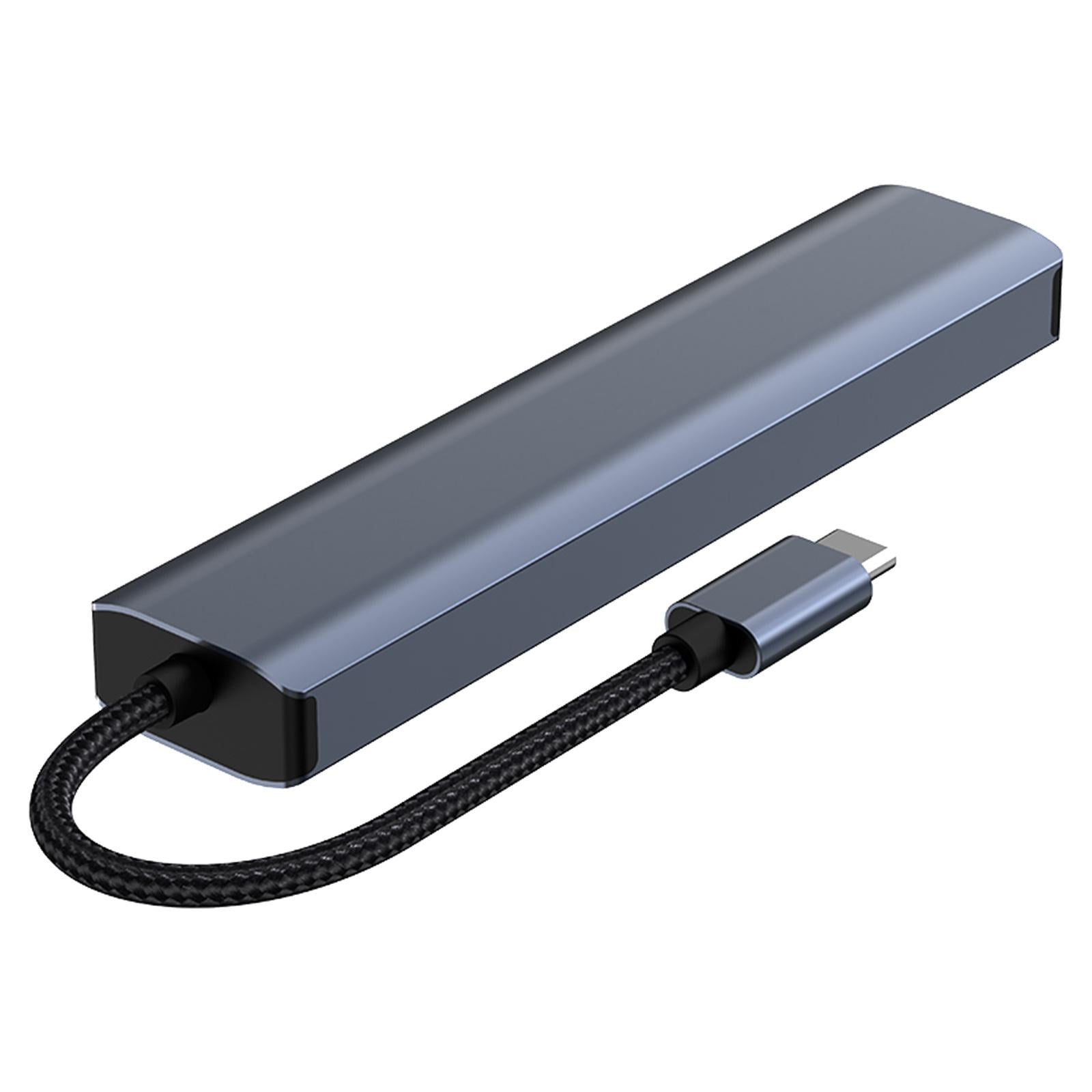 LeeQinersw USB C Hub 3 USB Ports 100W PD 6 in 1 USB C Laptop Docking Station Dongle for USB