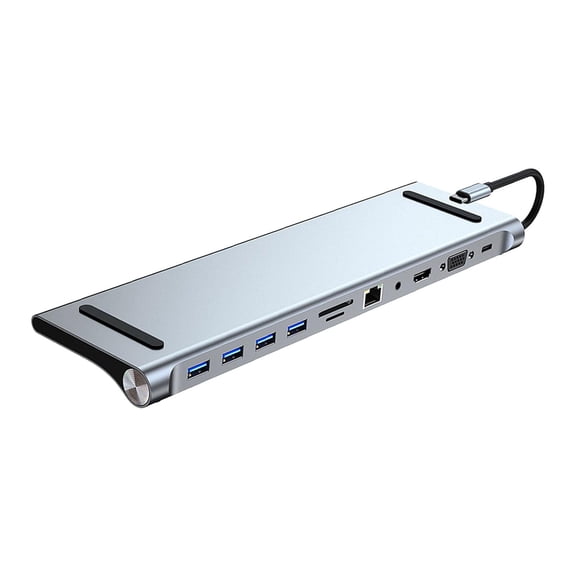 LeeQinersw USB Hub Multiple Interfaces Easy to Use Computer Parts Practical Networking Hubs 11 Port