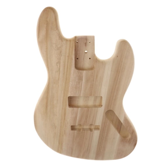 LeeQinersw Unfinished Guitar Body Barrel Blank Polished Handcraft Replacement for JB Guitar