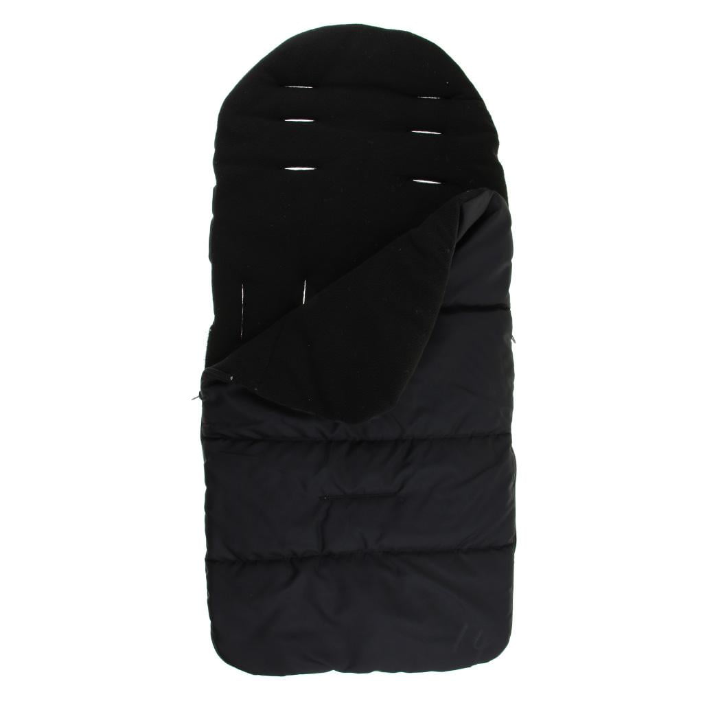 LeeQinersw Universal 3 in 1 Stroller Sleeping Bag, Winter Footmuff Cover Bunting for Baby Newborns - Black