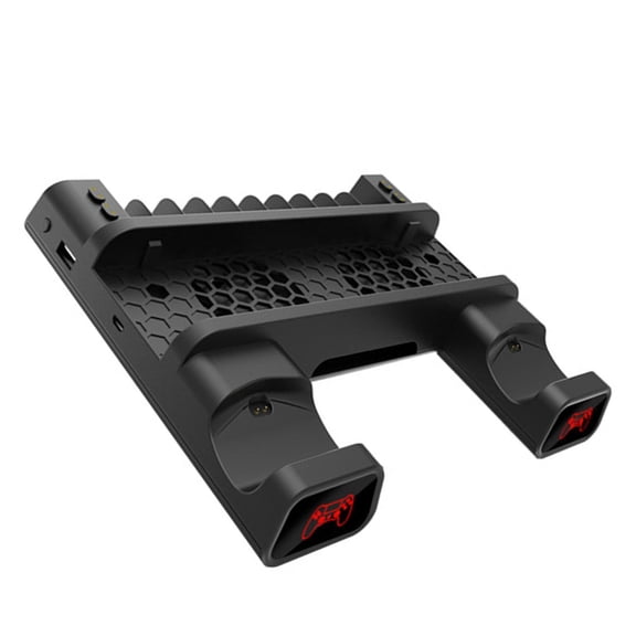 LeeQinersw Vertical Stand for PS4 Slim Regular Cooling Fan Controller Charging Station with