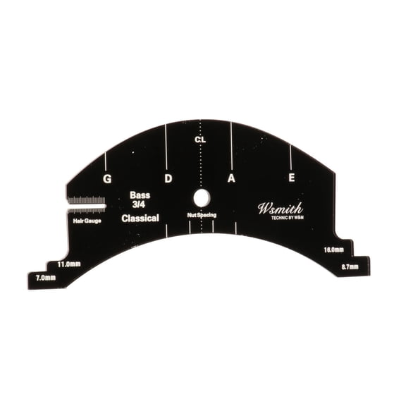 LeeQinersw Violin Bridge Multifunctional Mold Template Repair Tool 3-4 Double Bass
