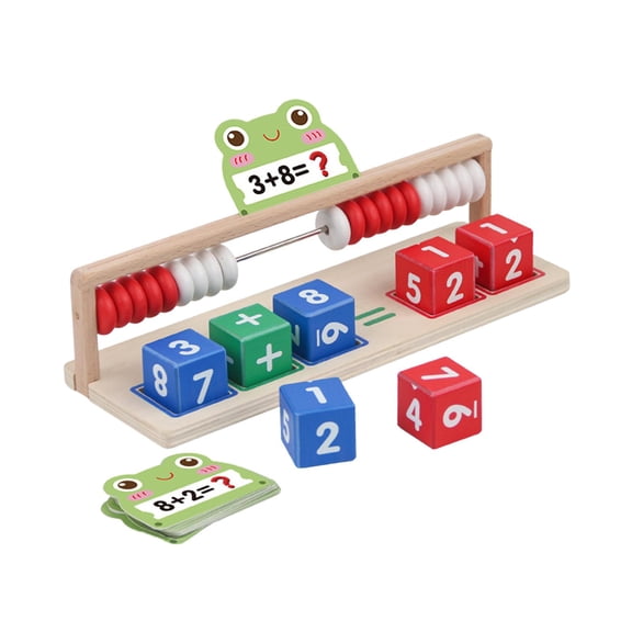 LeeQinersw Wooden Abacus for Kids Counting Number Frame Educational Mathematics Development