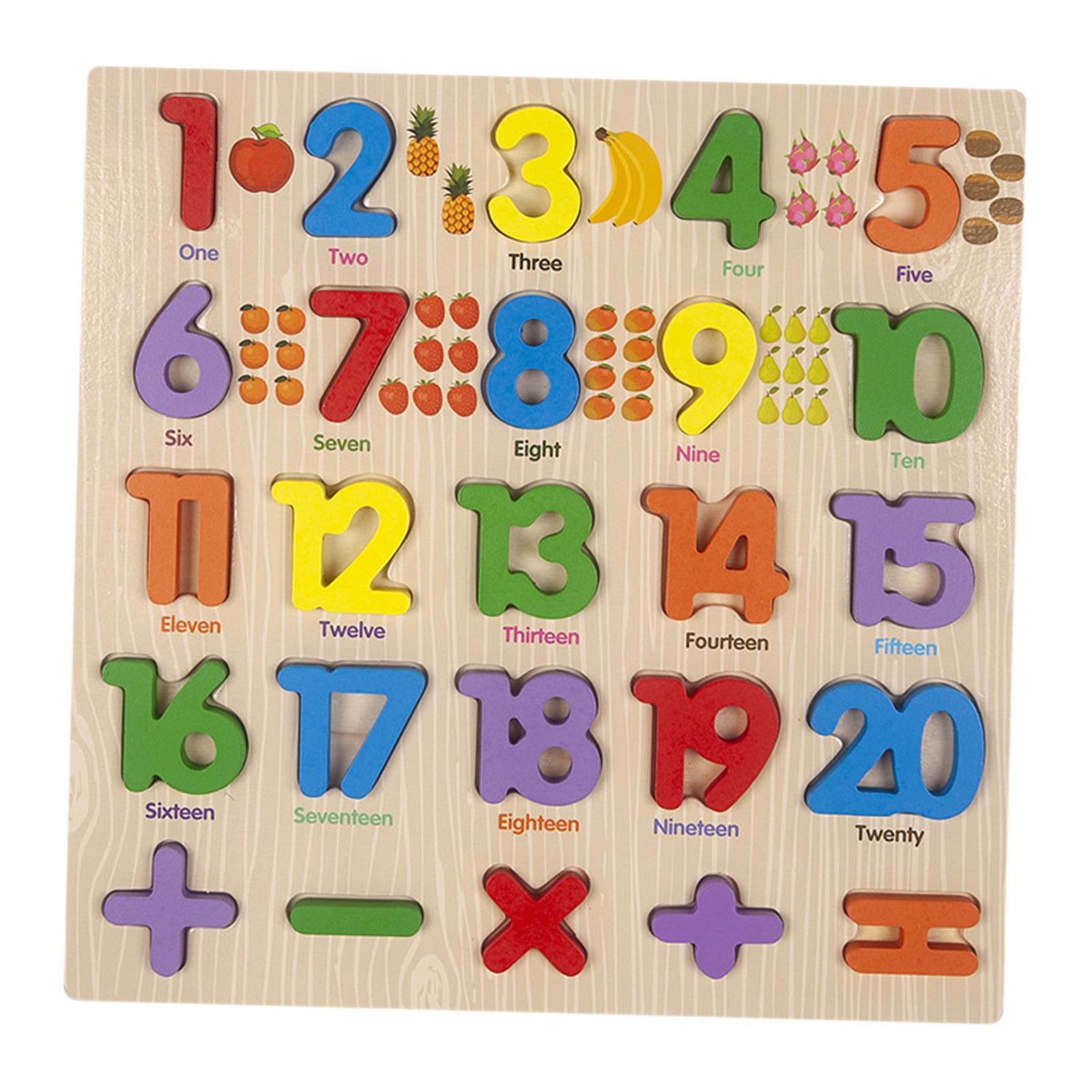 LeeQinersw Wooden Peg Puzzles, Alphabet Puzzle Boards, Montessori Toy ...