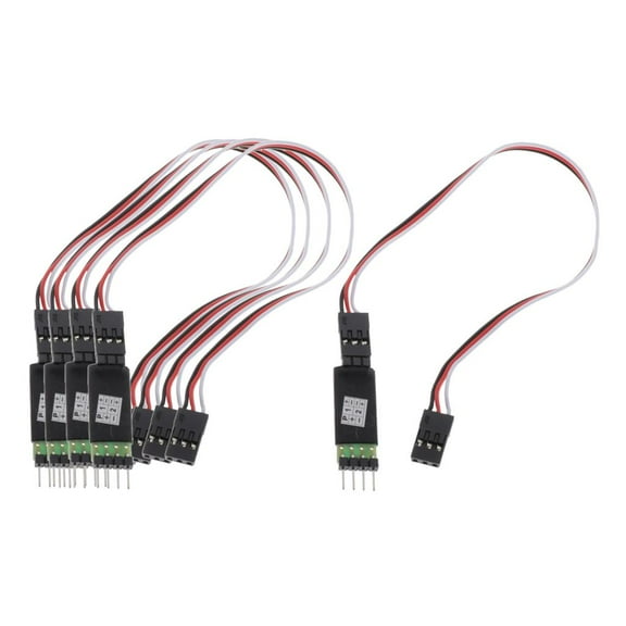 LeeQinersw gamchiano 5PCS 3CH Remote Control RC 2 Leds Light Control Switch for RC Car Accs