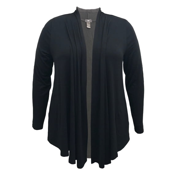 Leebe Women and Plus Long Sleeve Open Front Cardigan