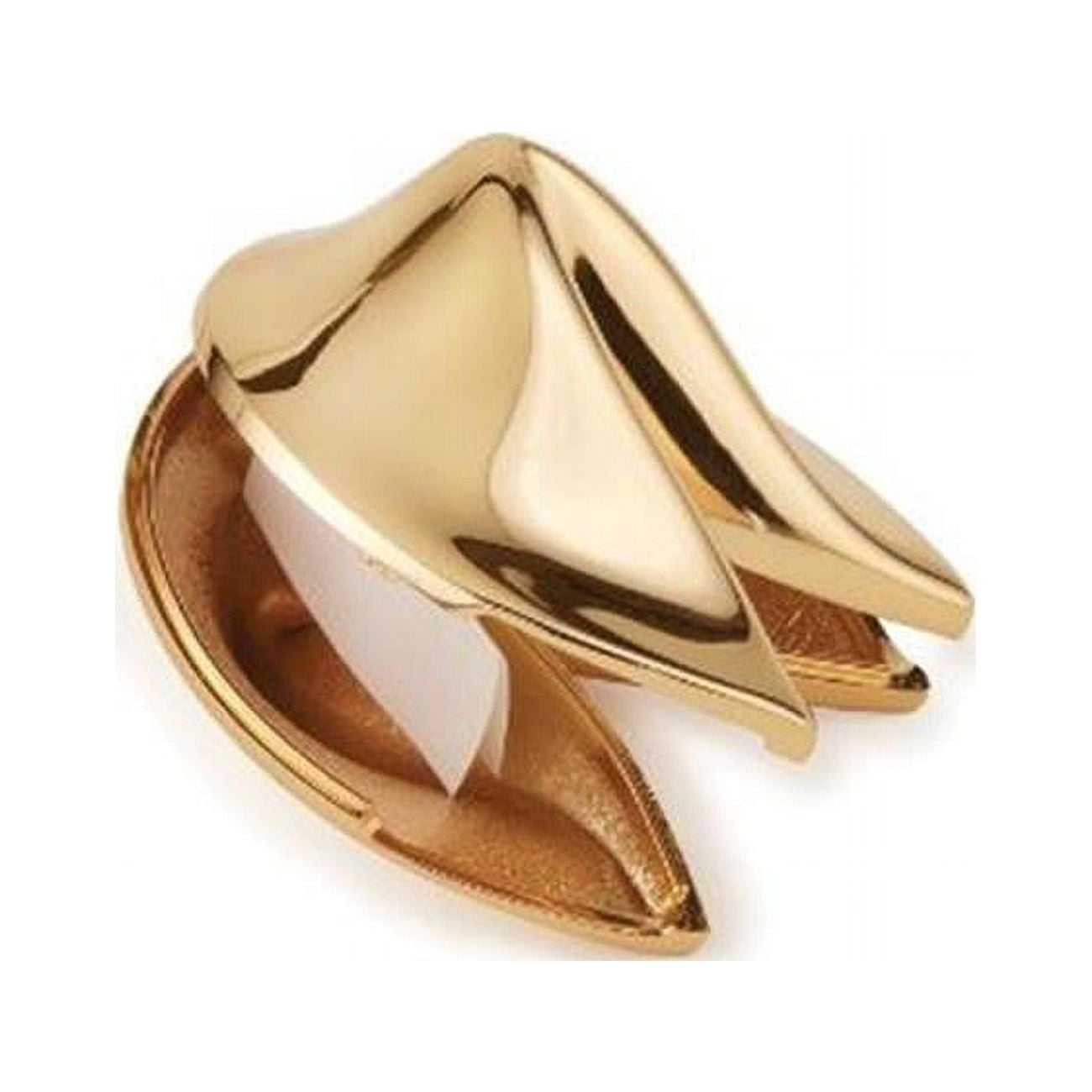 Leeber 10415 3 x 2.75 x 2 in. Gold Fortune Cookie Box - Walmart.com