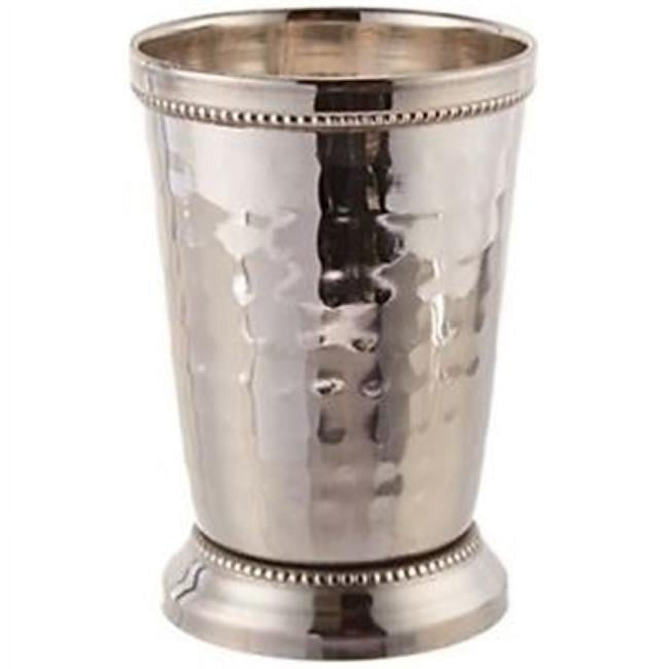 Leeber 72471 4.75 in. & 12 oz Hammered Mint Julep Cup