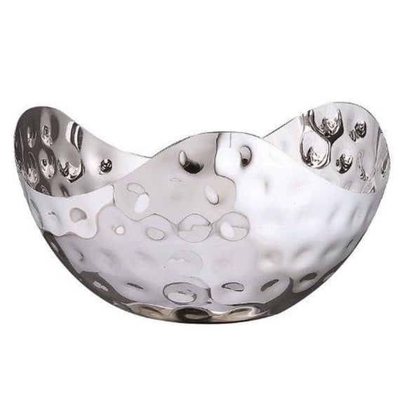 Leeber Triangular Serving Bowl, 10.5", Stainless Steel