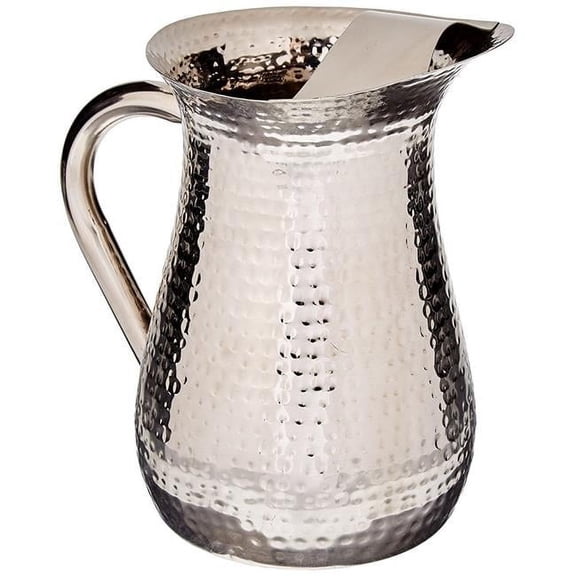 Leeber 72605 Hammered Pitcher With Ice Guard, 72 oz.