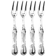 thumbnail image 1 of Leeber 86003 Elegance Silver Plate Rim Fork, 5.25 in. - Set of 4, 1 of 2