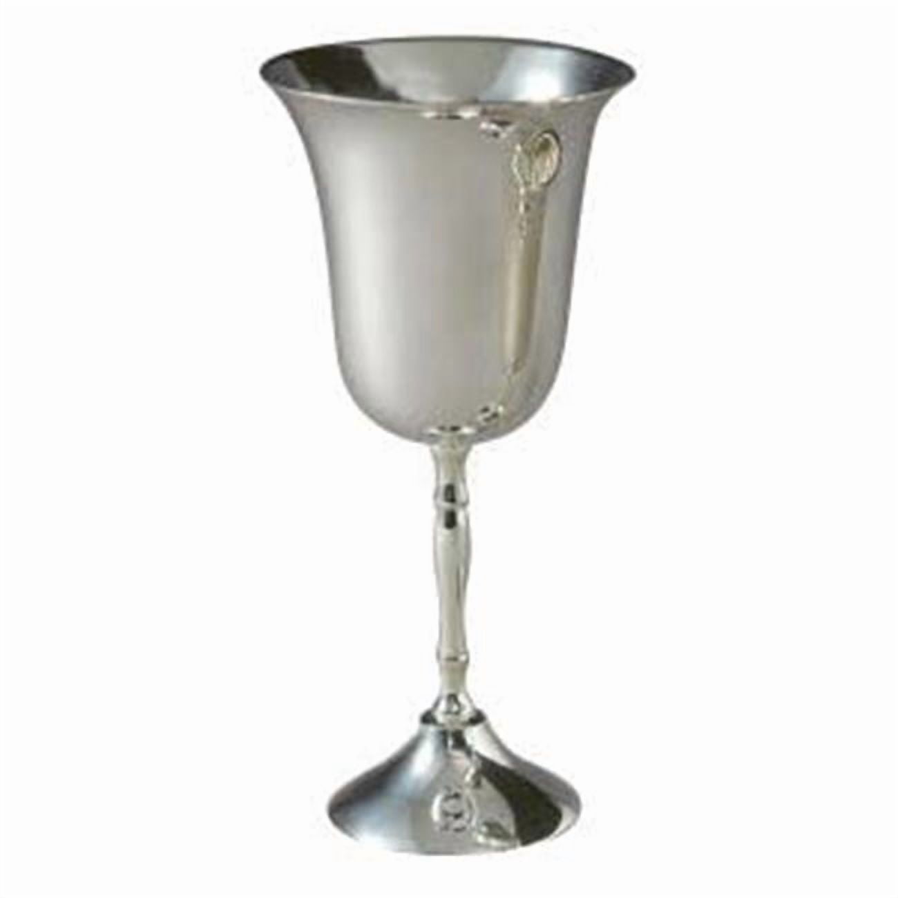 Leeber Water Goblet, Silver Plated.