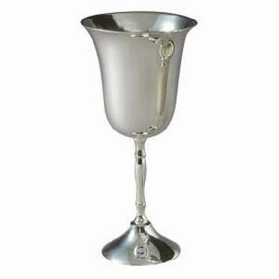 Leeber Water Goblet, Silver Plated.