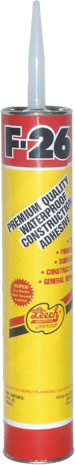 Leech F-26 28 Oz. Construction Adhesive Pack of 12