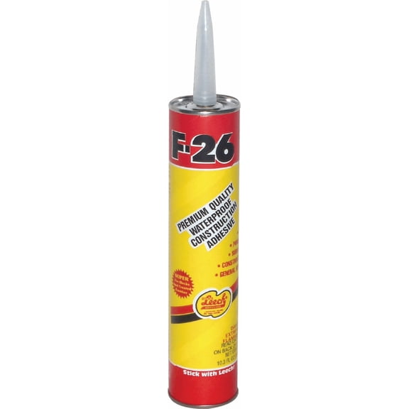Leech F-26 Construction Adhesive - Single Pack  Residential Use, Standard Application