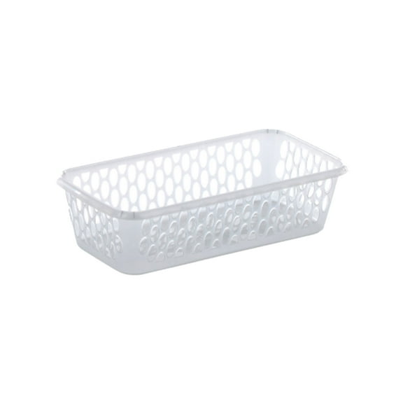 Leecroft 20cm Handy Basket Silver 10 x 20 x 5cm