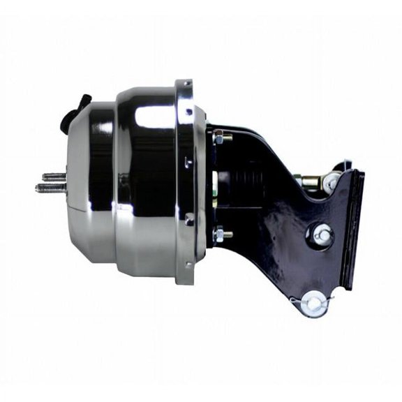 Leed Brakes LEE79 8 in. Dual Power Booster with Bracket, Chrome