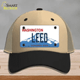 thumbnail image 1 of Leed Washington Novelty License Plate Hat Mesh Khaki|Black, 1 of 1