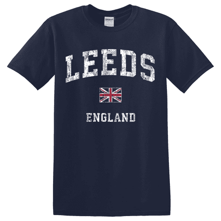 Leeds England Vintage Athletic Sports Design T-Shirt