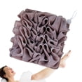 Leeff Soft Loofah And Washcloth | 2 In 1 Bath Loofah Sponge With ...
