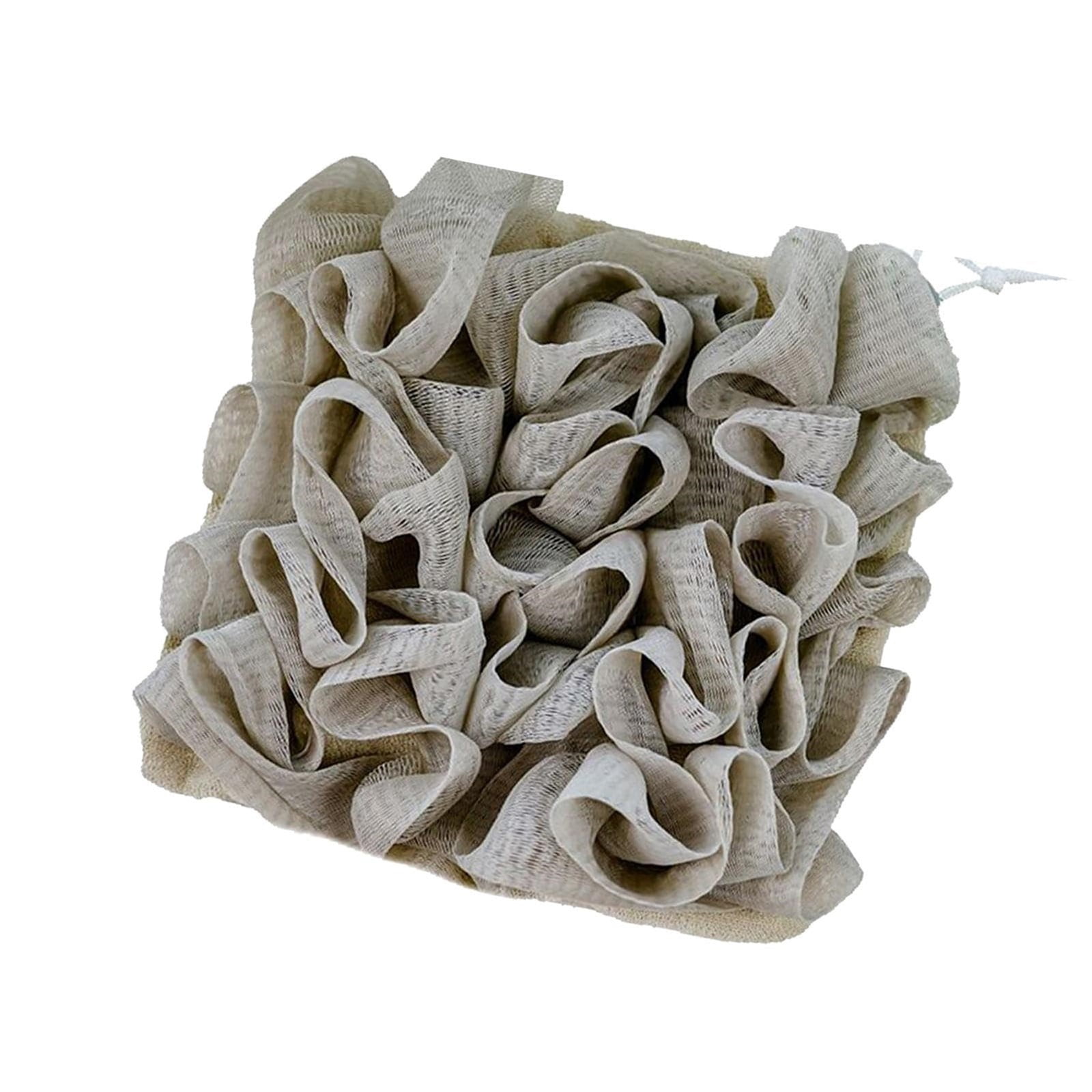 Leeff Soft Loofah And Washcloth 2 In 1 Bath Loofah Sponge With