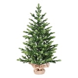 Base Points Leeheeyee 3ft Unlit Fir Christmas Tree, 510 Premium PE Tips, Rustic ...