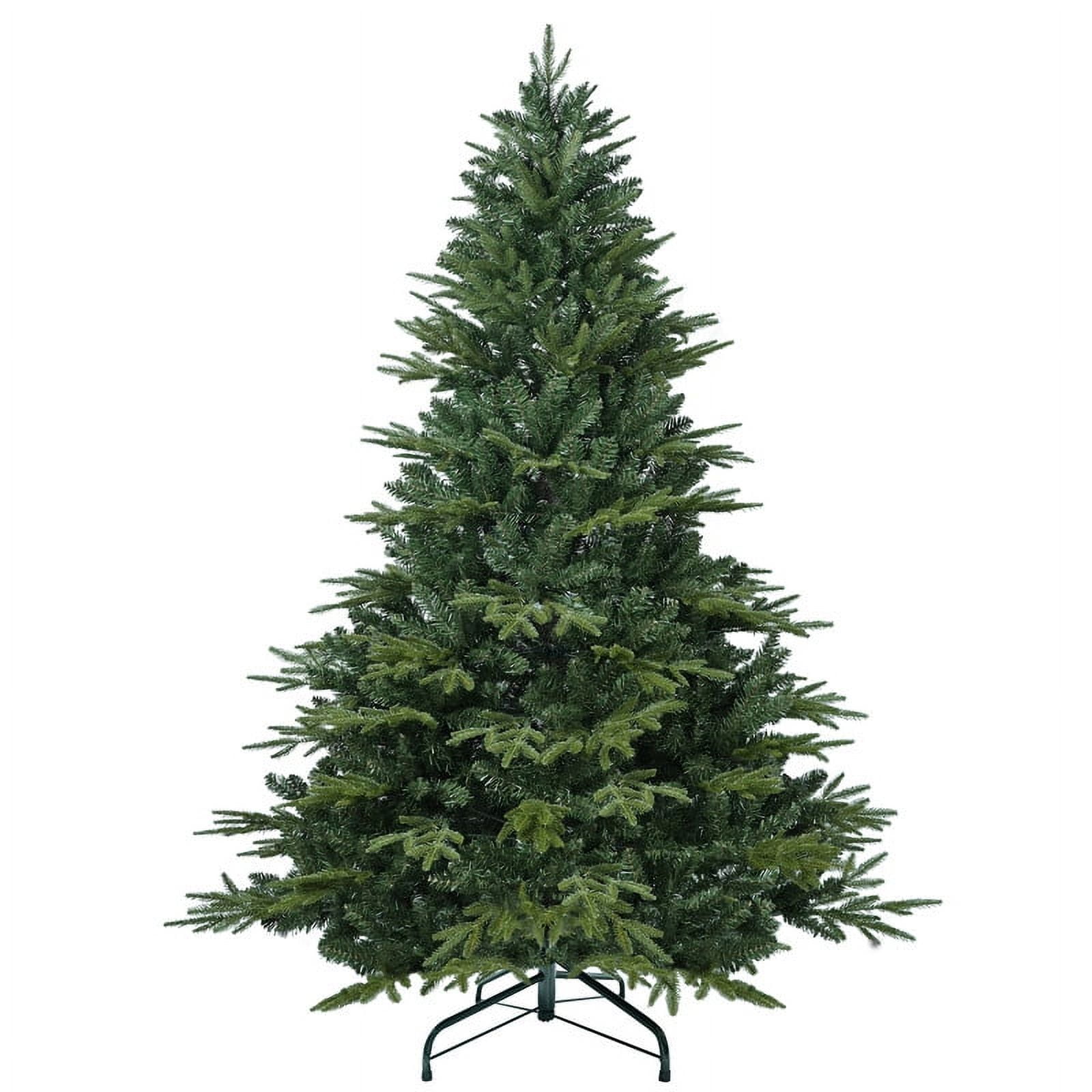 Leeheeyee 8' Classic Blue Spruce Artificial Christmas Tree，High end Xmas Tree Holiday