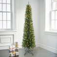 Leeheeyee 9Ft Artificial Tree, Prelit Green fir Prem Christmas Tree
