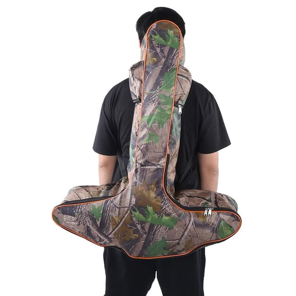 LeeiZy Soft Padded Crossbow Case with Backpack Straps – Camo Archery Bow Carrier Bag for Hunting & Outdoor