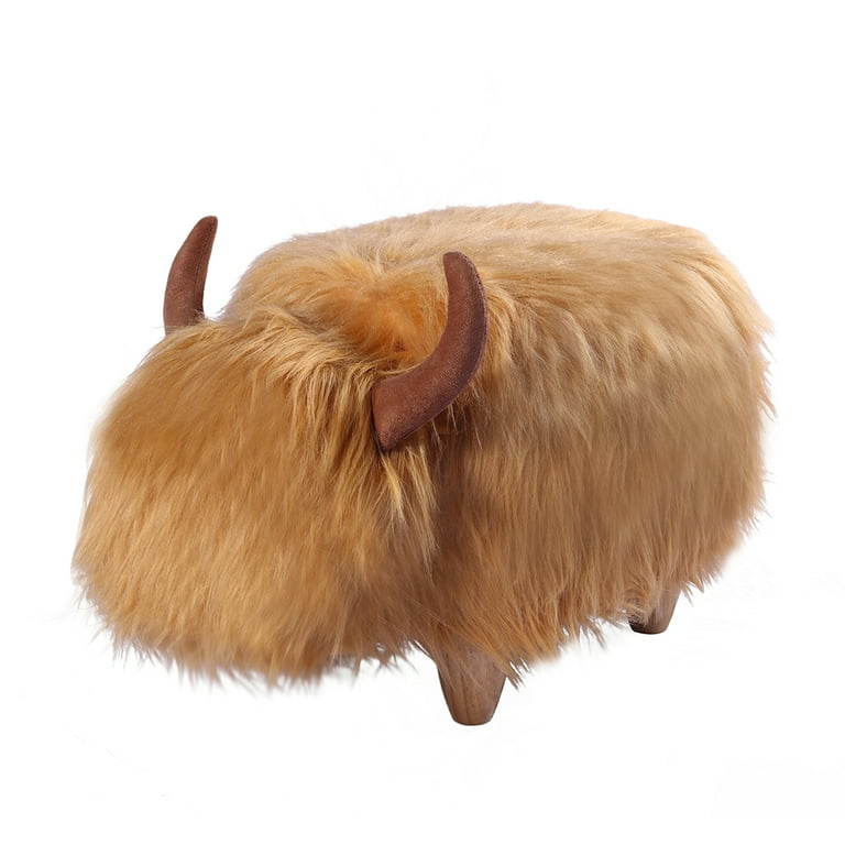 Furry animal footstools discount