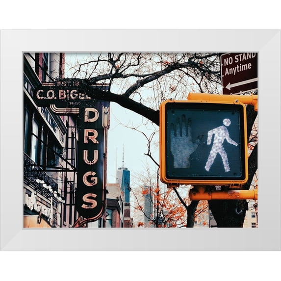 Leeman, Joshua 14x11 White Modern Wood Framed Museum Art Print Titled - Sign Layers