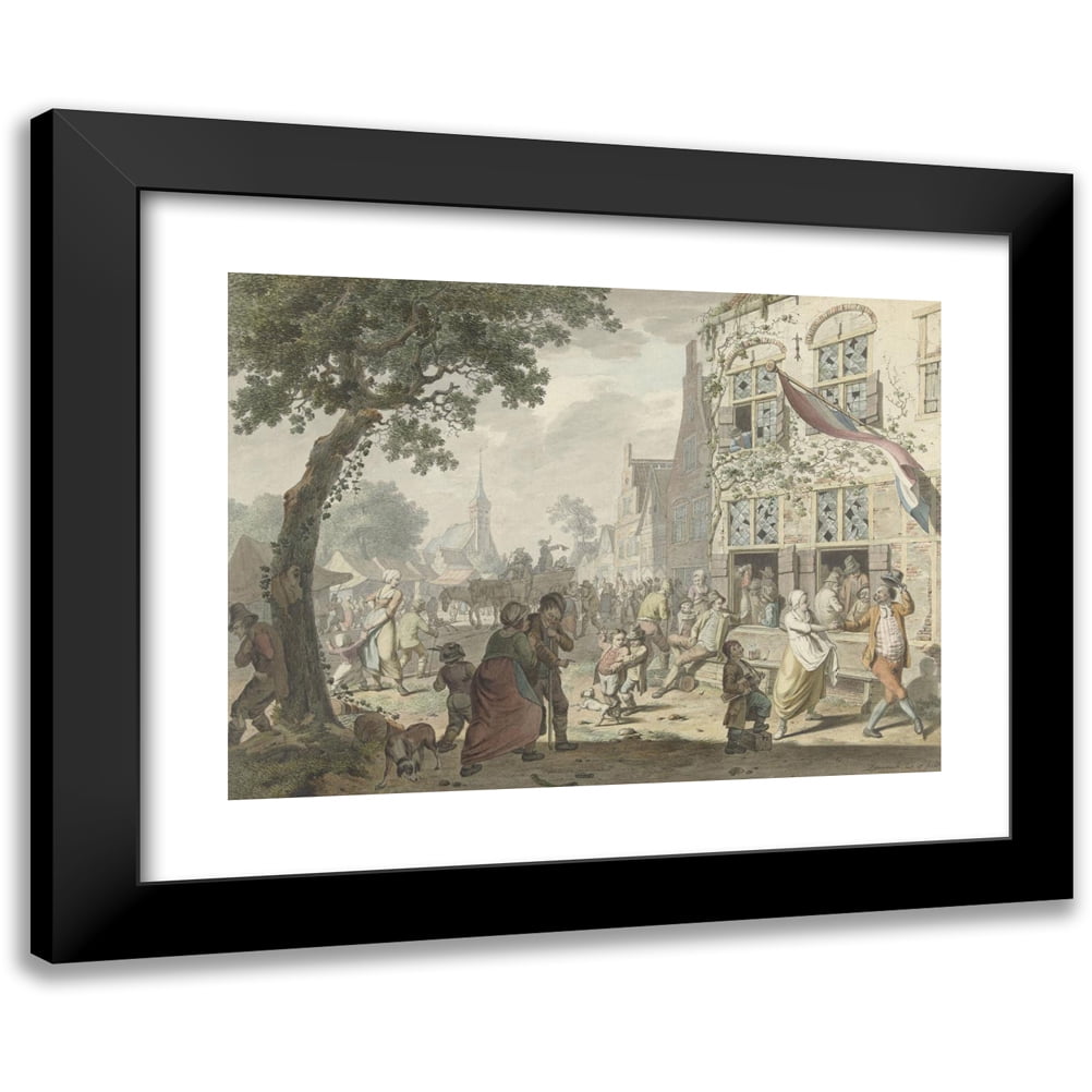 Leendert Overbeek 14x11 Black Modern Framed Museum Art Print Titled ...