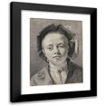thumbnail image 1 of Leendert van der Cooghen 19x24 Black Modern Framed Museum Art Print Titled - Portrait of a Young Person, 1 of 5