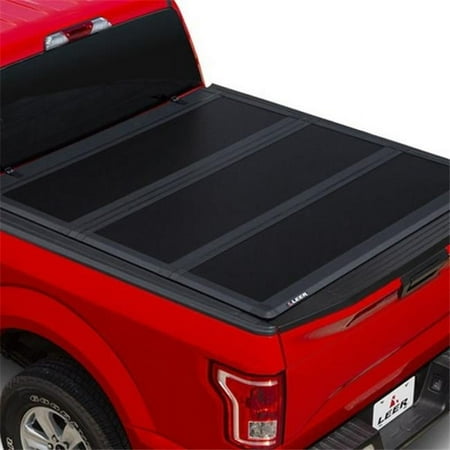 Leer LER631159 6 in. x 6 ft. Hard Folding Tonneau Cover for 2007-2013 Chevy Silverado 1500, 2007-2013 Chevy Silverado 2500 & 2007-2013 GMC Sierra 1500