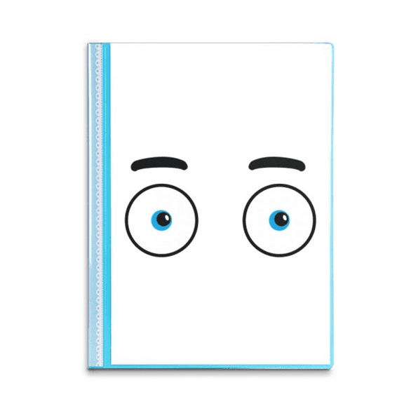 Leer Shock Startle Eyes Book Sheet Protectors Portfolio Binder Folder