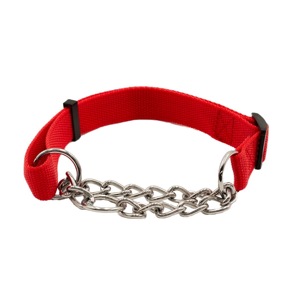 Leerburg Limited Slip Martingale Collar Red