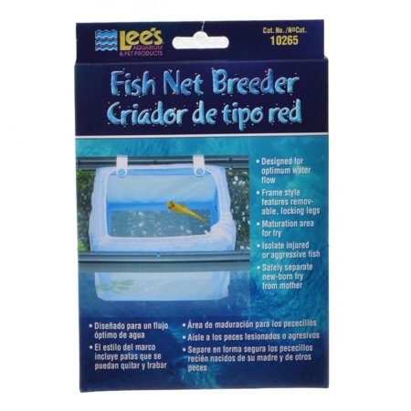 Lees Fish Net Breeder "6.75""L x 4.75""W x 5.25""H"[ PACK OF 2 ]