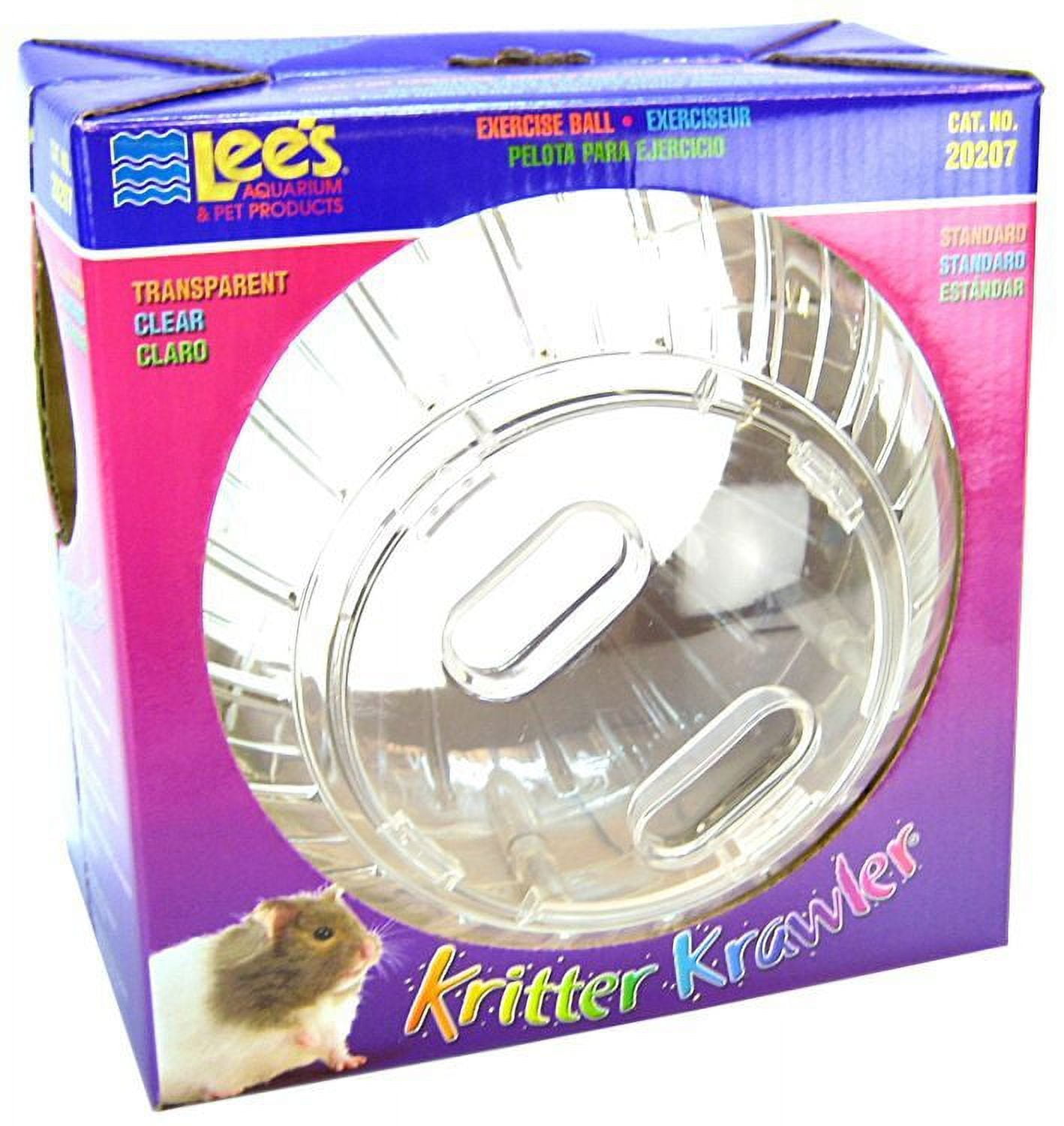Lees Kritter Krawler - Clear [Small Pet, Exercise Equipment] Standard - 7" Diameter