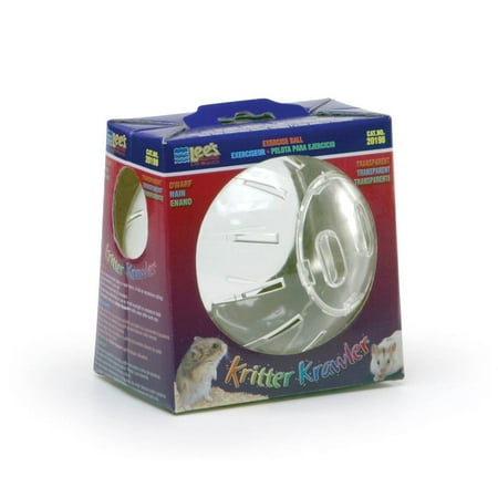 Lee's Kritter Krawler Mini Exercise Ball, 5-Inch, Clear